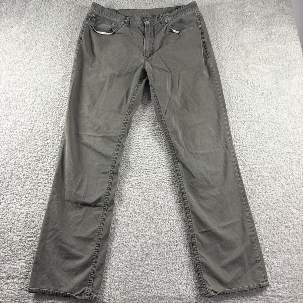 Polo Ralph Lauren Chino Pants mens 33x32 (Fits 32x30) Gray 5 Pocket Tapered